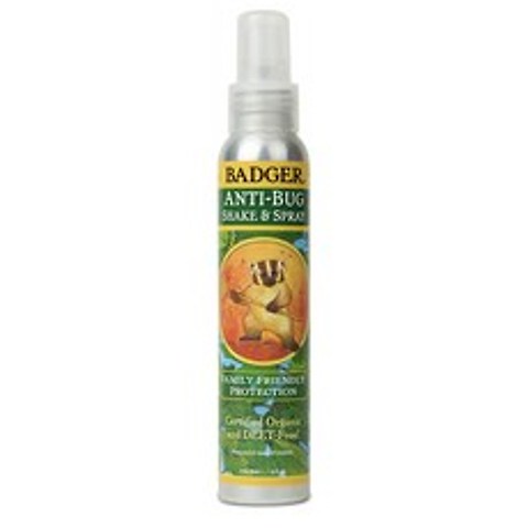 Badger Anti Bug Spray 뱃저 안티 버그 해충 스프레이 4oz 118.3ml 1팩