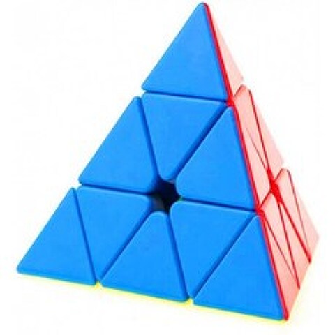 CuberSpeed MoYu Magnetic Pyraminx 스티커 없는 큐브 자기 피라미드 색상 속도 큐브:, 단일옵션, 1