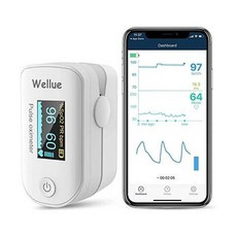 Wellue Pulse Oximeter Oxygen Saturation Health Monitor Oxygen Content Portable Device Monitor H