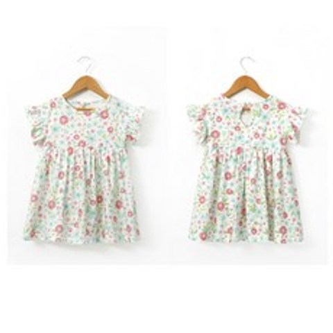 [아씨원단] DIY옷패턴]75-732 P897 - Dress(아동 원피스) Z1 패턴