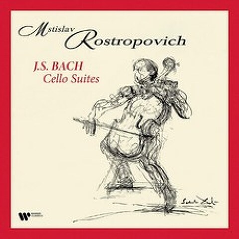 (수입4LP) Rostropovich - Bach Cello Suites No.1-6 (바흐 무반주 첼로 조곡 전곡) (180g), 단품