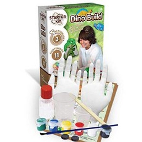 Science4you-Starter Kit Dino Build-8 세 어린이를위한 공룡 과학 및 교육용 장난감 첫 걸음 화석 만, 단일옵션, 단일옵션