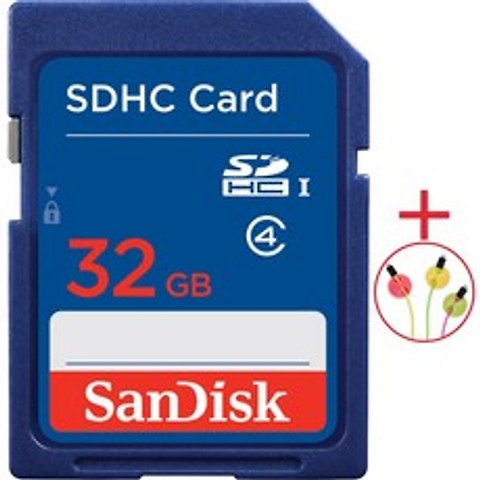 샌디스크 SD카드 CLASS4 SDSDB 카메라 DSLR 네비 니콘 소니 캐논 + 사은품, 32GB