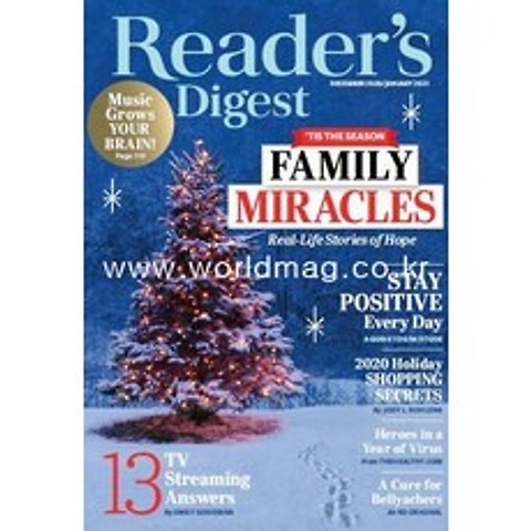 Readers Digest Usa 2020년12/1월호