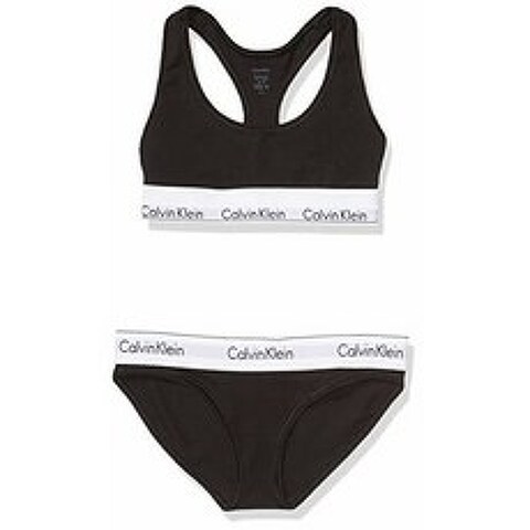 Calvin Klein Womens Modern Cotton Bralette and Bikini Set