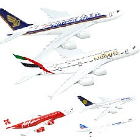 1:400 모형비행기 비행기모형 세계비행기 항공기 모음, 02.아시아나항공