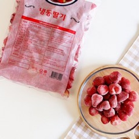 웰루츠 딤섬 냉동 딸기 1kg, 1봉