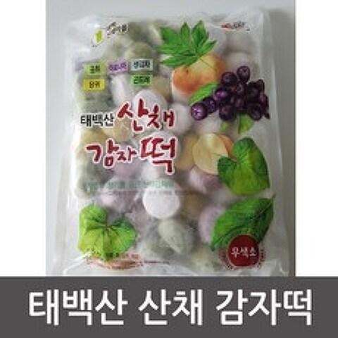 태백산채마을 산채감자떡 전통감자떡, 1.4kg, 1봉