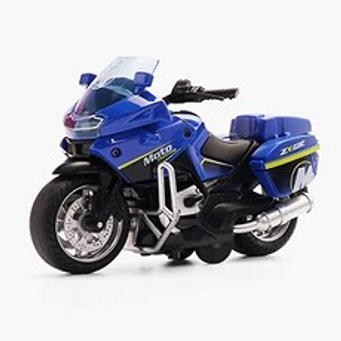 NMT 철수 차량 경찰 오토바이 장난감 마찰 구동 다이 캐스트 레이싱 오토바이 (음악 조명 포함) 크리스마스를위 [Blue] - P007808BK75HDN8, Blue