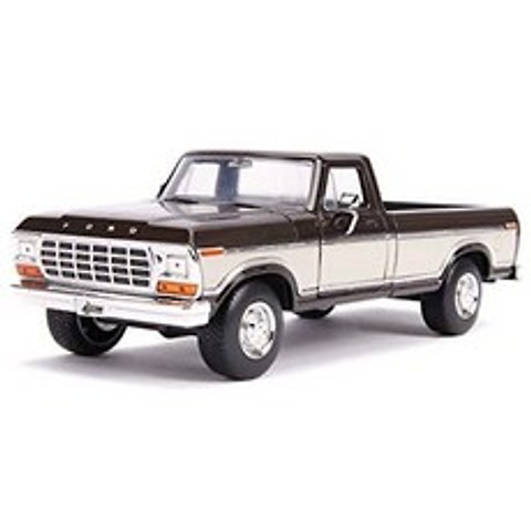 Jada Toys Just Trucks 1979 Ford F-150 1:24 다이 캐스트 자동차 메탈릭 브라운 어린이와 성인을위한 장, One Color_One Size, One Color_One Size, 상세 설명 참조0
