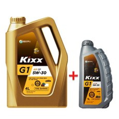 KIXX G1 5W30 SP 4L 1개 +1L 가솔린 엔진오일, KIXX G1 5W30_4L 1개 +1L★1개★
