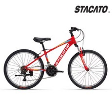 스타카토 2020 스펙터 421 알루미늄 시마노 21단 주니어 MTB 자전거, 레드(95%셋팅및조립배송)