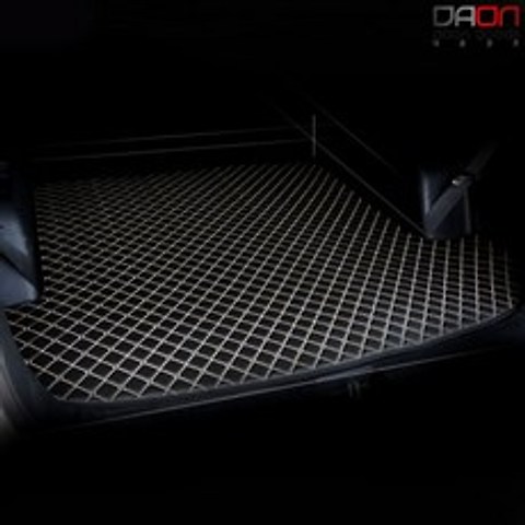 아이빌 현대 더뉴그랜저IG 신형퀼팅 4D 가죽트렁크매트 차박매트, 휘발유, 블랙+블랙