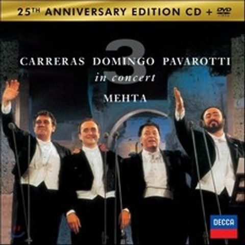 Jose Carerras / Placido Domingo / Luciano Pavarotti 쓰리테너 로마월드컵공연 25주년 기념 앨범 (The Three ...