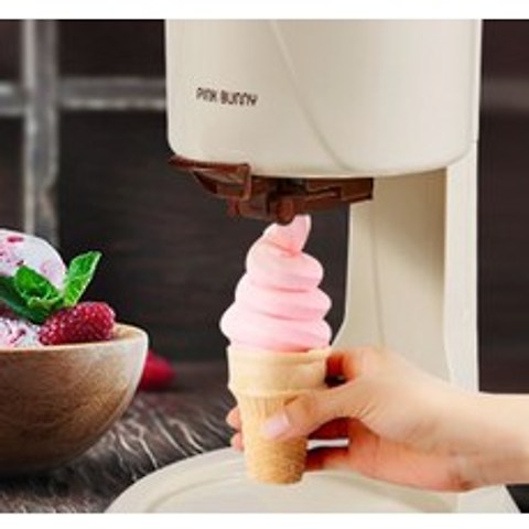 [포리몰]가정용 소프트아이스크림메이커 아이스크림 기계 10분 초간단 완성, 기본
