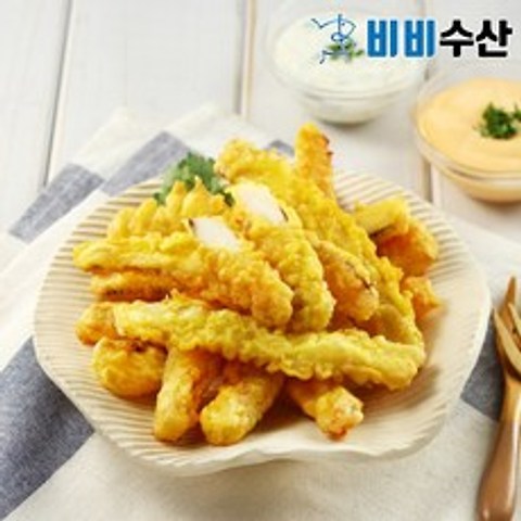 비비수산 사옹원(튀김공방)매콤 오징어튀김 350g, 1개