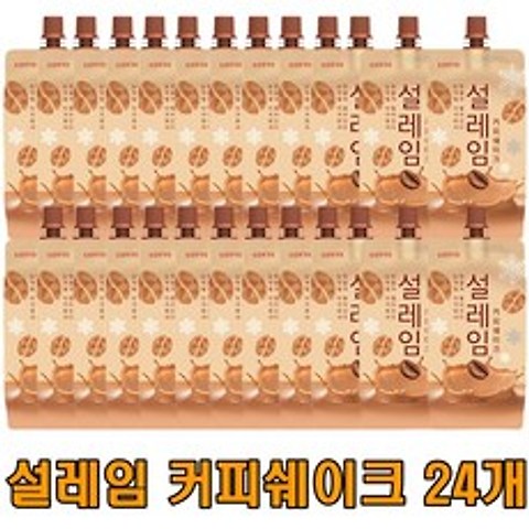 롯데제과 설레임 커피쉐이크 24개 (1박스) 아이스크림, 1box, 160ml