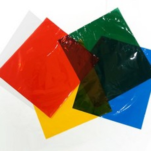색깔놀이 꾸미기 그리기 만들기 5색 셀로판지