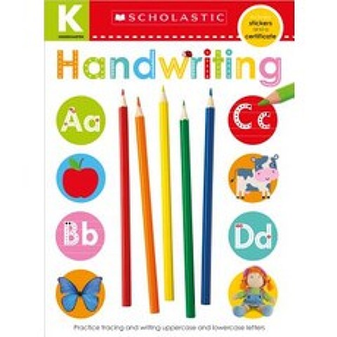 (영문도서) Handwriting Kindergarten Workbook: Scholastic Early Learners (Skills Workbook) Paperback, Scholastic Inc., English, 9781338305074