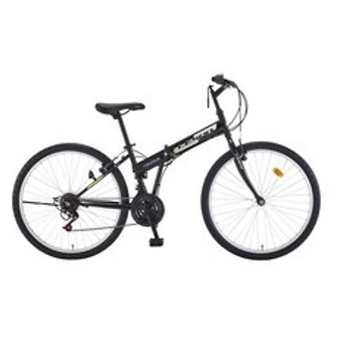2021 삼천리 26인치 투모로우 폴딩 접이식 자전거, 무료 택배(98%조립), 블랙