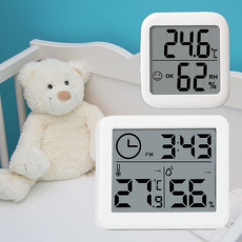 국민 온도계 신생아 트롤리 필즈굿 온습도계 아기 온도습도계 화분 습도계 자석 캠핑 디지털 측정기, C타입(HTC)