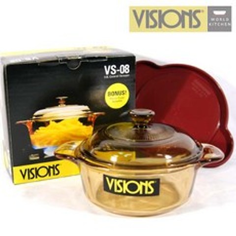 VISIONS 비젼냄비 내열유리냄비 양수 직화냄비, 선택01-비젼냄비(0.8L양수)