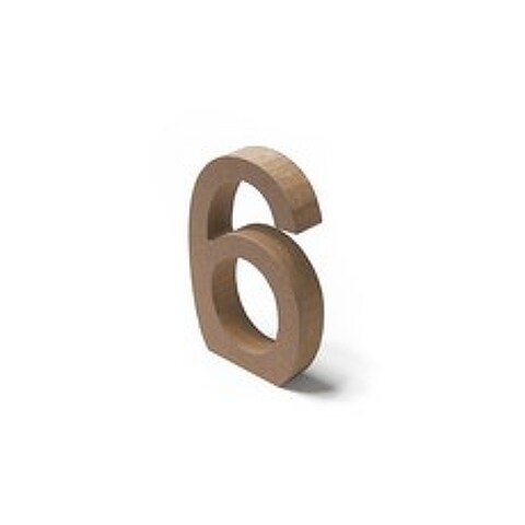 에이엘비(ALB) 우드스탠딩이니셜알파벳, 우드6숫자(c), 1Ea