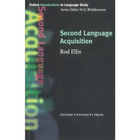Second Language Acquisition, Oxford Univ Pr