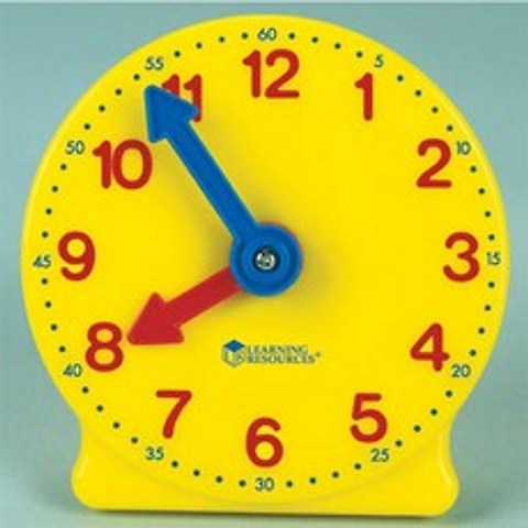(러닝리소스)LER2202-1소형시계/시간학습기/모형시계