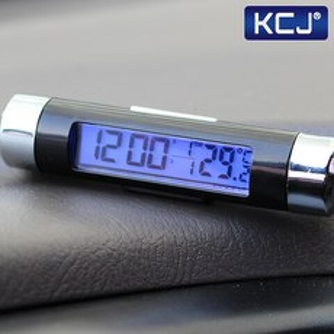 KCJ 차량용시계 3in1 (시계+날짜+온도) 시계