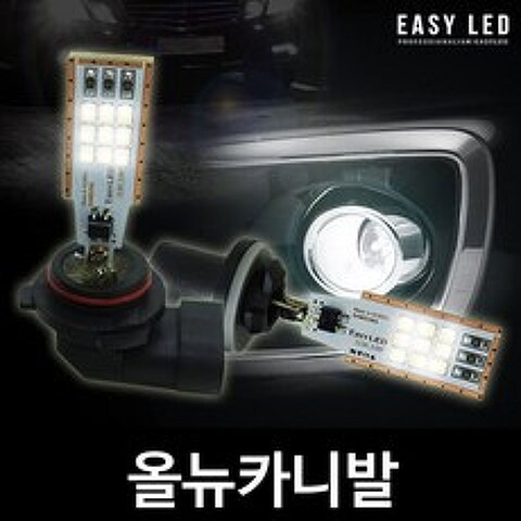 EASY 삼성 LED 안개등 올뉴카니발, 9006