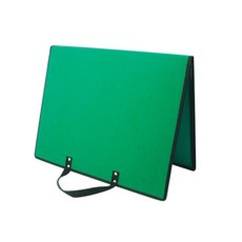 꾸미기만들기 삼각 자료판(지퍼용)초록 벨크로 보드판 교육자료판 융판