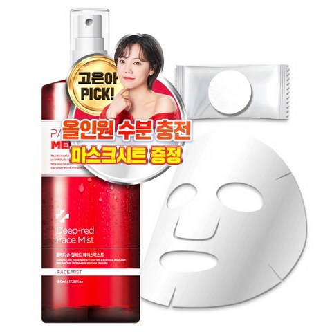 폴메디슨 딥레드 페이스 대용량 미스트 스킨토너 510ml + 마스크시트, 1세트