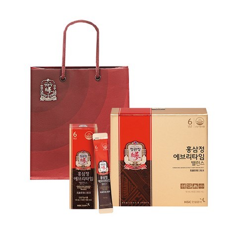 정관장 홍삼정 에브리타임 밸런스 + 쇼핑백, 10ml, 30포