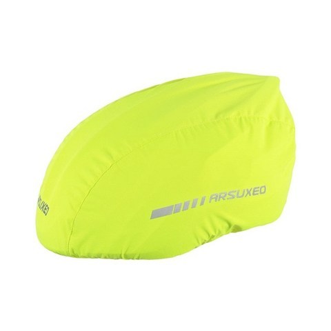 Cobertura de capacete de bicicleta à prova d água com tira reflexiva cobertura de chuva capacete e, 초록
