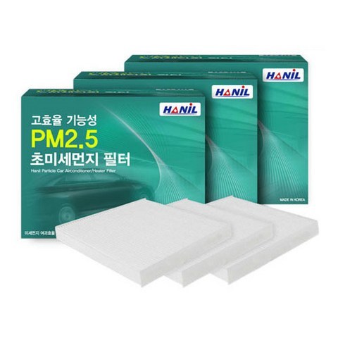 PM2.5 초미세먼지 필터 (3회 교체분), 1개, 기아 | pb174 올뉴카니발(15년이후) *3개