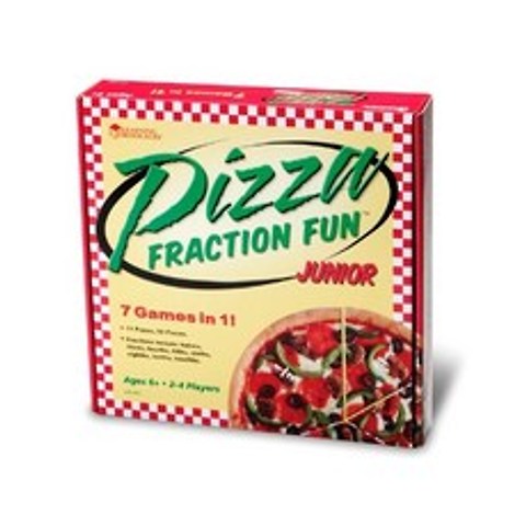 [Learning Resources] 피자 분수 주니어 게임 Pizza Fraction Fun Jr., 1개