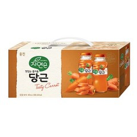 자연은 당근 음료, 180ml, 12개