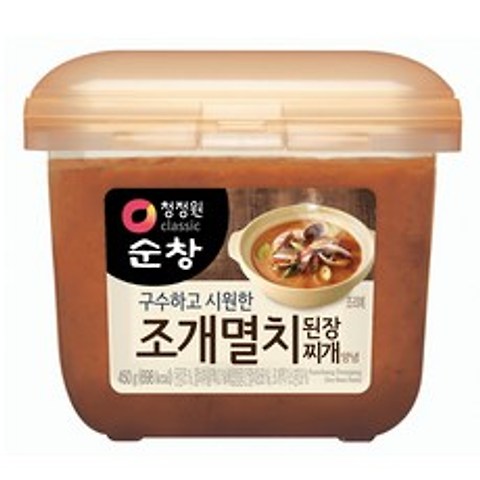 청정원순창 조개멸치 된장 찌개양념, 450g, 1개