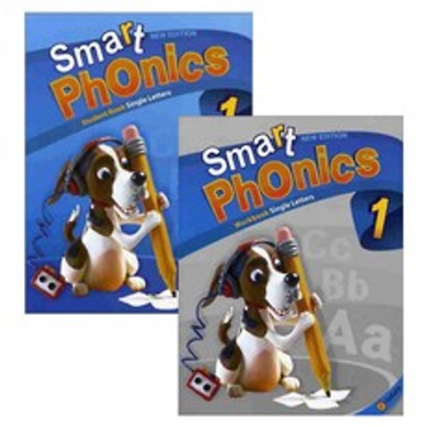 Smart Phonics 1 StudentBook + WorkBook 세트 전2권 + CD, 이퓨쳐