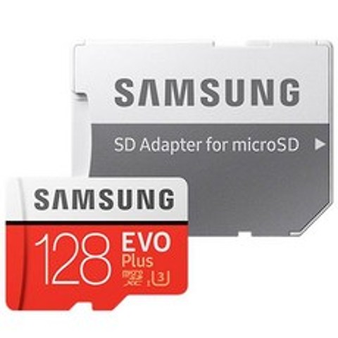 삼성전자 EVO 마이크로SD카드 + SD 어댑터 MB-MC128GA/KR, 단일옵션