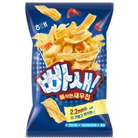 해태제과 빠새 빠삭한새우칩, 120g, 1개