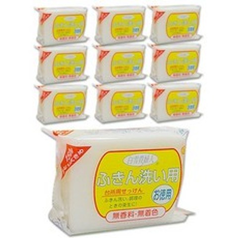 일본제조사 사나다 일본 백설귀부인 주방비누, 150g, 10개