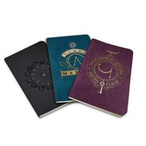 Harry Potter: Spells Pocket Notebook Collection (Set of 3) Paperback, Insights