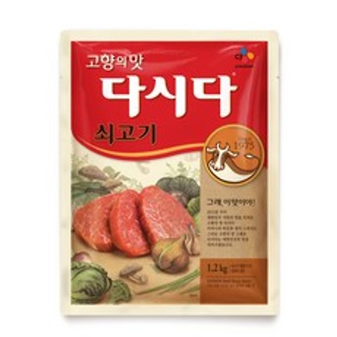 CJ제일제당 쇠고기 다시다, 1.2kg, 1개
