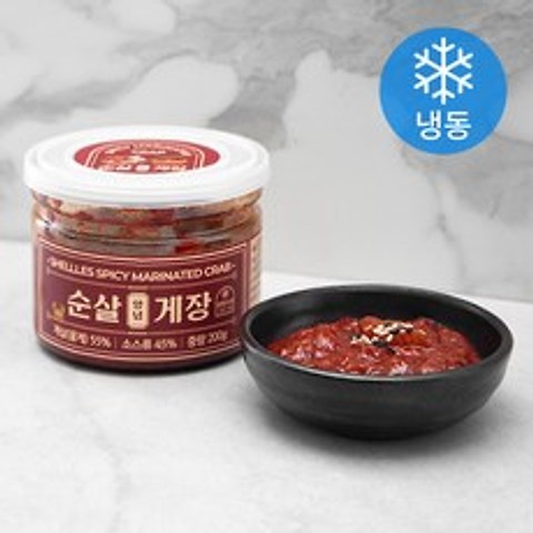 얌테이블 순살양념게장 (냉동), 200g, 1개