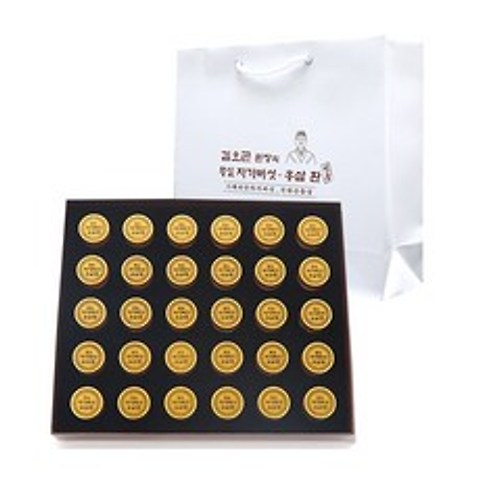 김오곤원장의 황실 차가버섯 홍삼환 + 선물용 쇼핑백, 3.75g, 30개