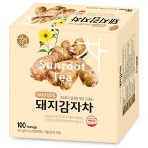 우리차 돼지감자차, 1g, 100개