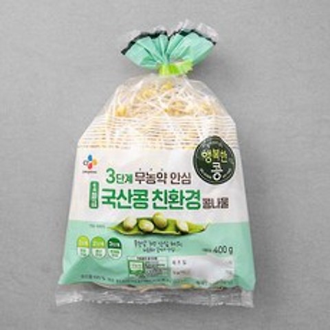 CJ제일제당 행복한콩 국산콩나물, 400g, 1개