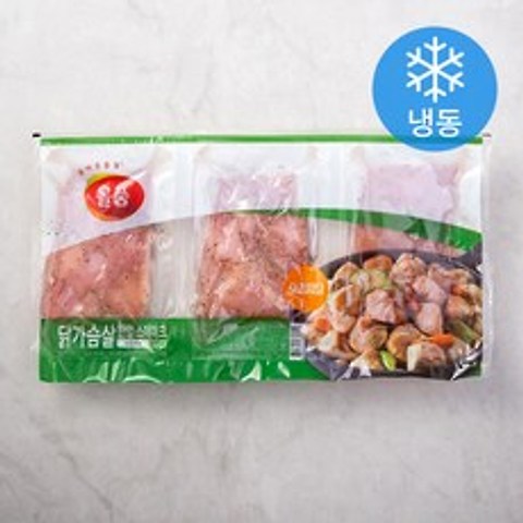 올품 닭가슴살 한입 스테이크 오리지널 (냉동), 900g, 1개